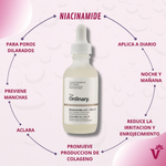 Serum Facial con Niacinamide 10% + Zinc 1%  + 1 Mascarilla de Ácido Hialurónico con Vitamina A Gratis😍