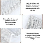 Paños de limpieza multiuso de malla metálica | Oferta Compra 5 Lleva 10