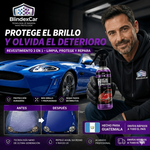 2x1 | Revestimiento cerámico 3 en 1 para lavar, proteger y brillar tu auto sin agua.